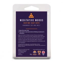 Meditative Moods Soy Wax Mood Melts Bedtime Baby Bath 6 Blocks 80g