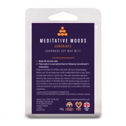 Meditative Moods Soy Wax Mood Melts Luxuriate 6 Blocks 80g