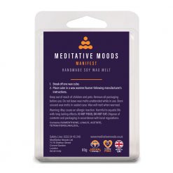 Meditative Moods Soy Wax Mood Melts Manifest 6 Blocks 80g