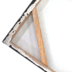 Strengthening diagonal brace on inside of frame