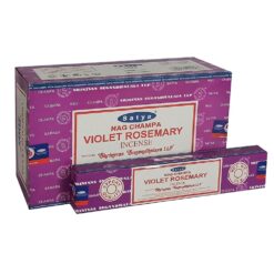 Satya Violet Rosemary Incense box of 12 x 15g